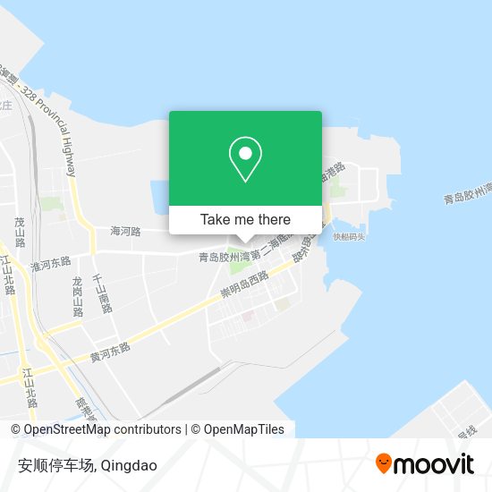 安顺停车场 map