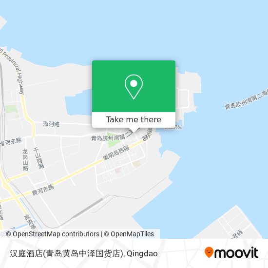 汉庭酒店(青岛黄岛中泽国货店) map