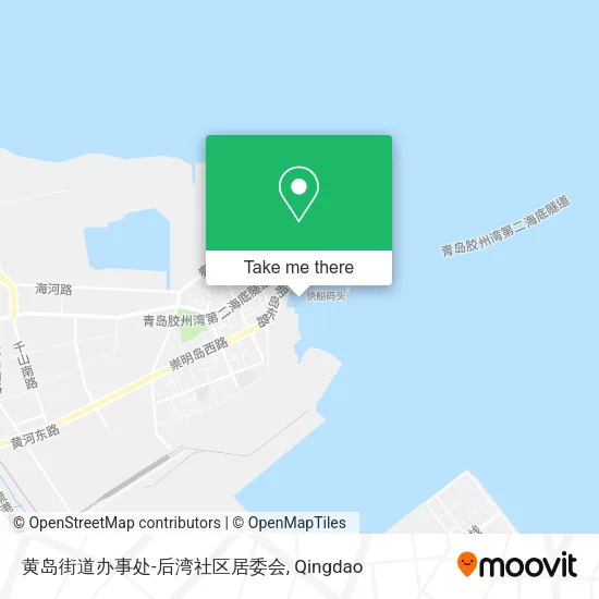 黄岛街道办事处-后湾社区居委会 map