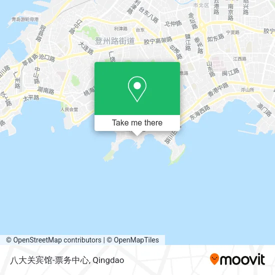八大关宾馆-票务中心 map