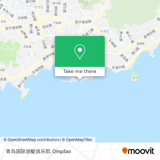 青岛国际游艇俱乐部 map