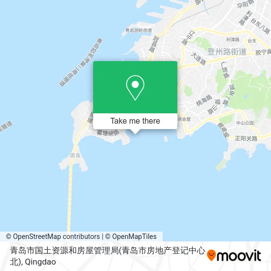 青岛市国土资源和房屋管理局(青岛市房地产登记中心北) map