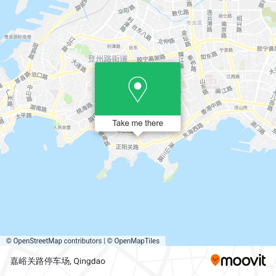 嘉峪关路停车场 map