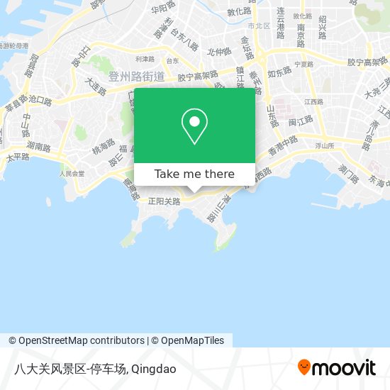 八大关风景区-停车场 map