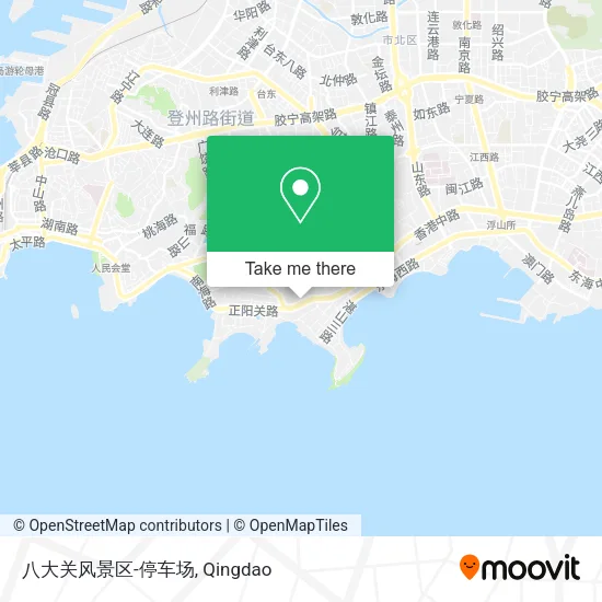 八大关风景区-停车场 map