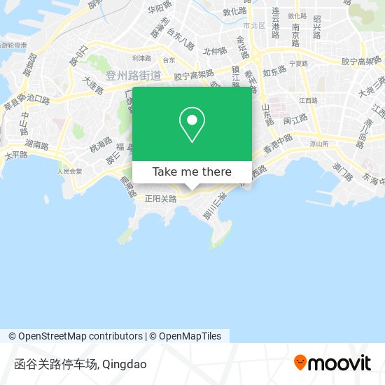 函谷关路停车场 map