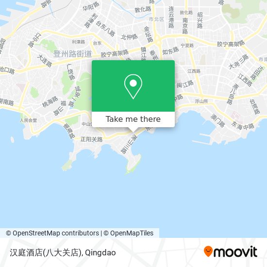 汉庭酒店(八大关店) map