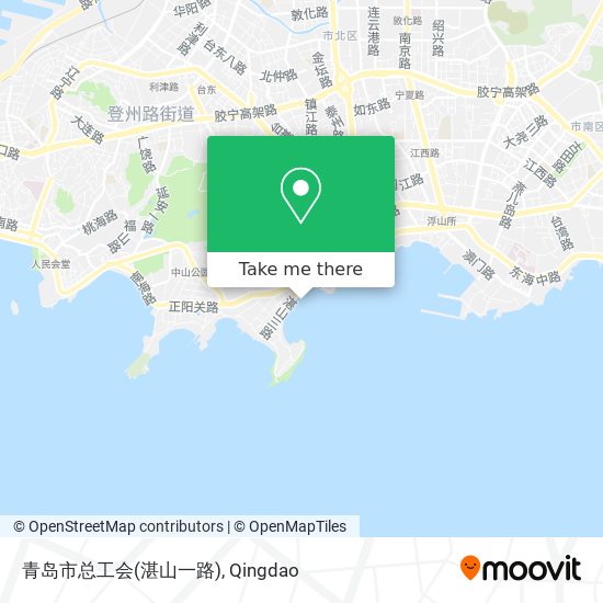 青岛市总工会(湛山一路) map