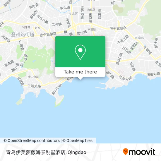 青岛伊美萝薇海景别墅酒店 map