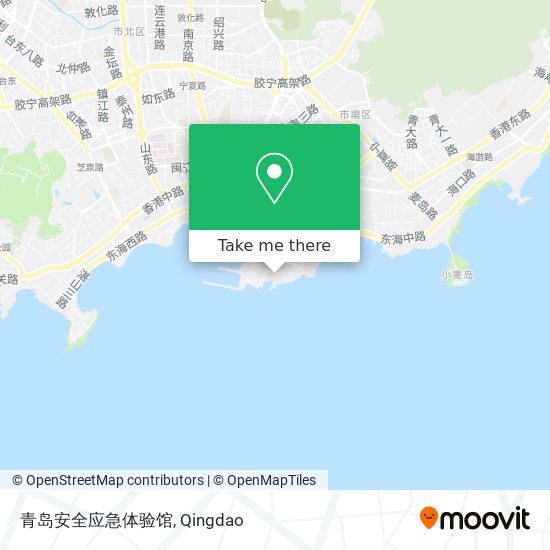 青岛安全应急体验馆 map