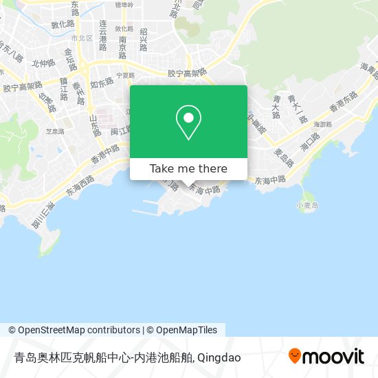 青岛奥林匹克帆船中心-内港池船舶 map