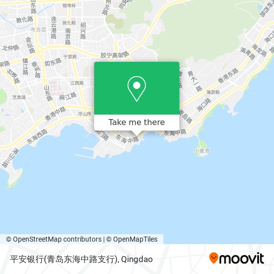 平安银行(青岛东海中路支行) map