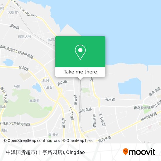 中泽国货超市(十字路园店) map