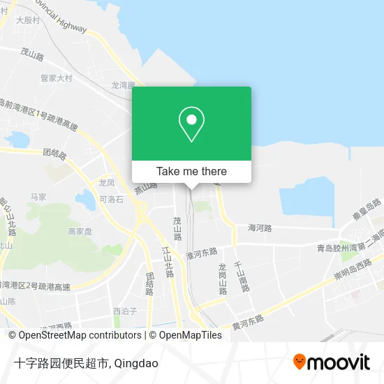 十字路园便民超市 map