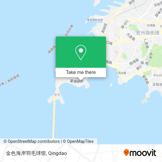 金色海岸羽毛球馆 map