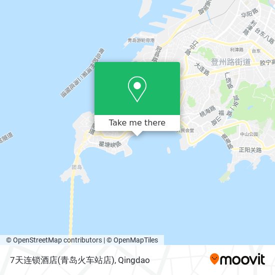 7天连锁酒店(青岛火车站店) map
