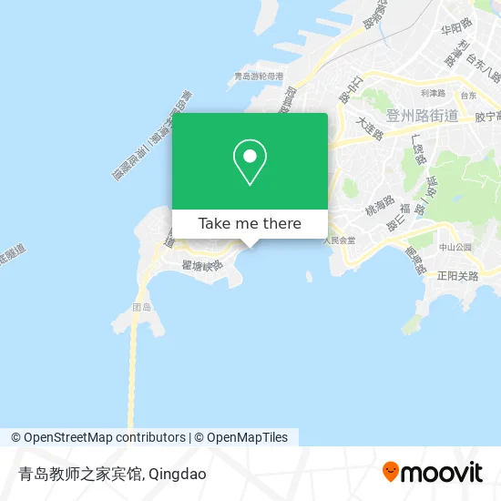 青岛教师之家宾馆 map
