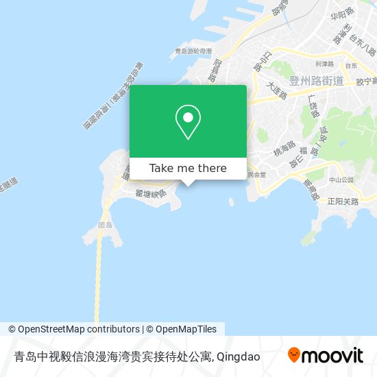 青岛中视毅信浪漫海湾贵宾接待处公寓 map