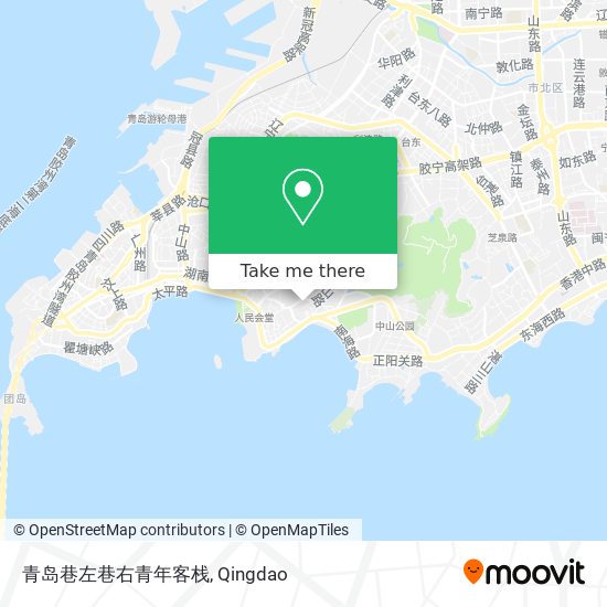 青岛巷左巷右青年客栈 map