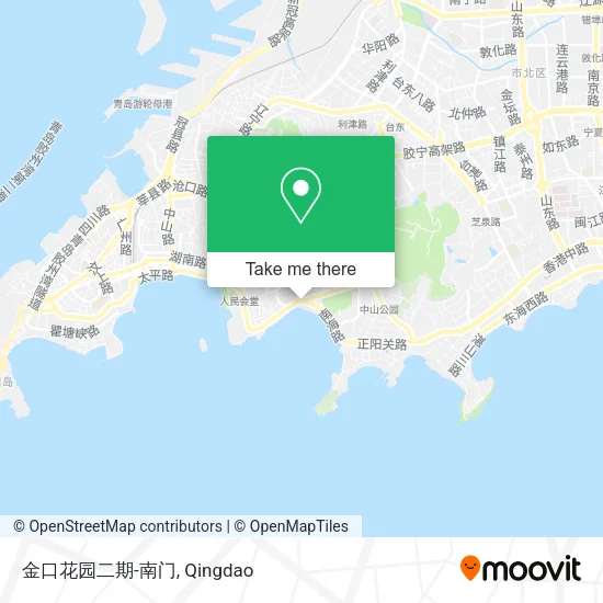 金口花园二期-南门 map