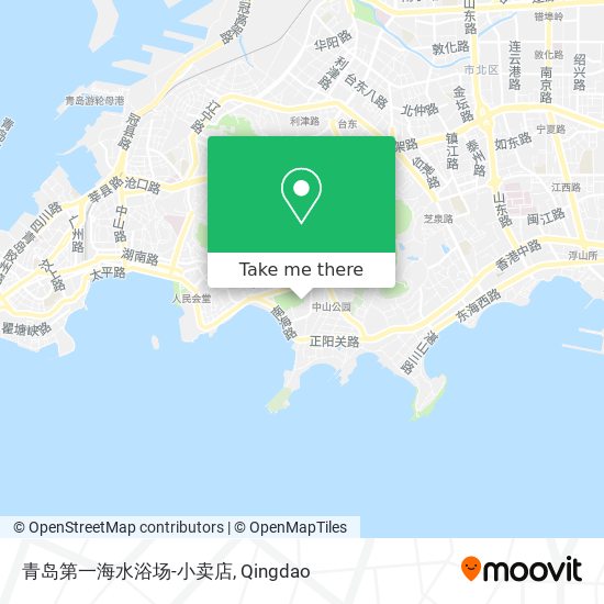 青岛第一海水浴场-小卖店 map