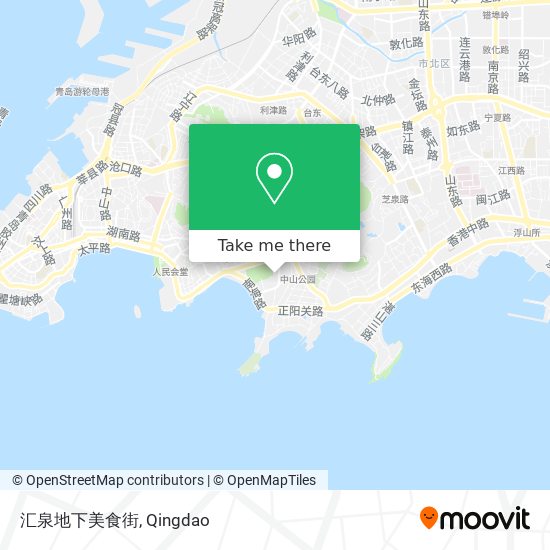 汇泉地下美食街 map