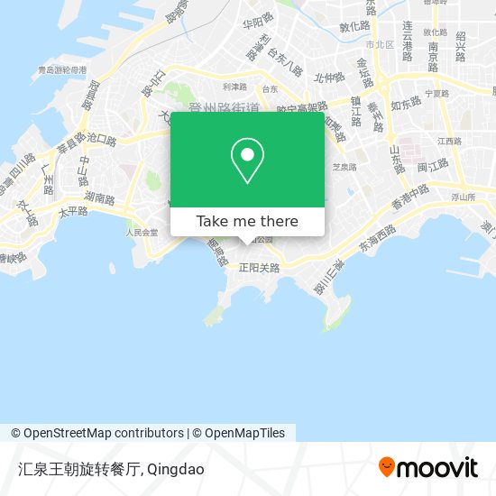汇泉王朝旋转餐厅 map