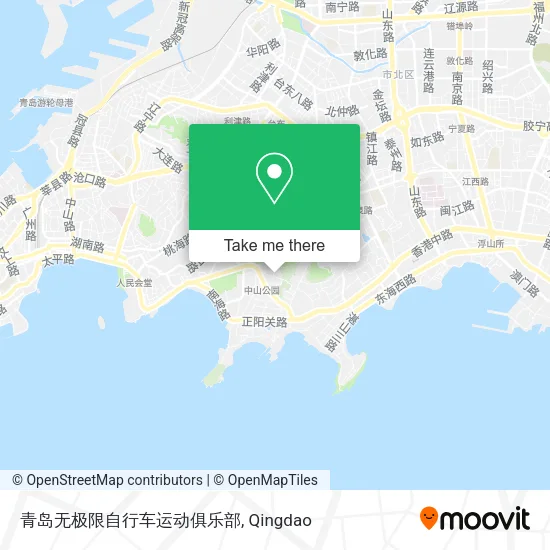 青岛无极限自行车运动俱乐部 map
