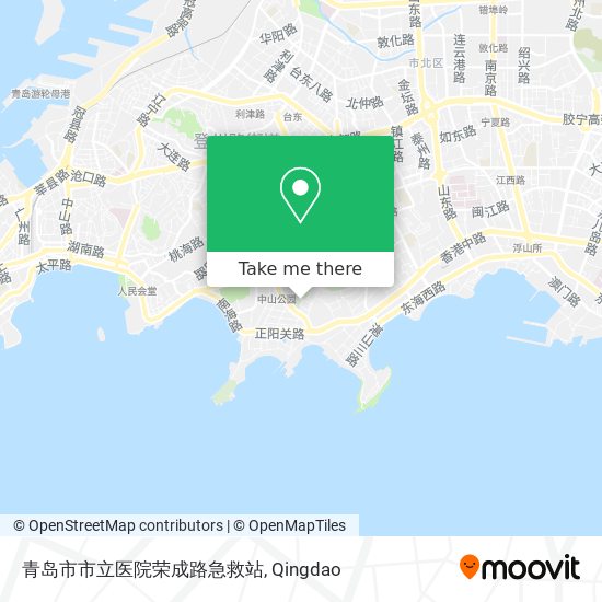 青岛市市立医院荣成路急救站 map