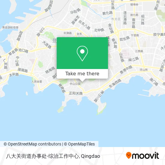 八大关街道办事处-综治工作中心 map