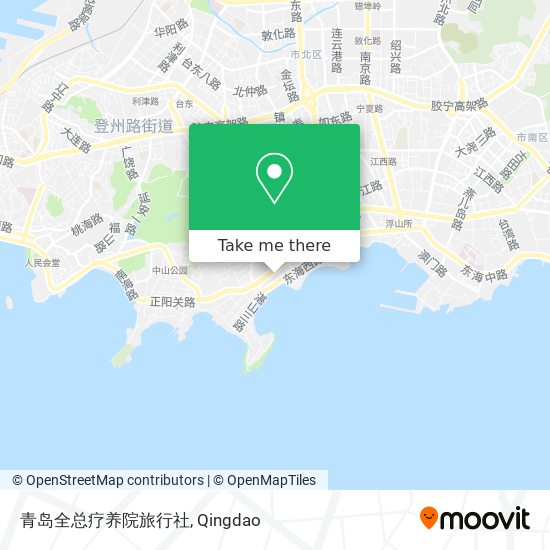 青岛全总疗养院旅行社 map