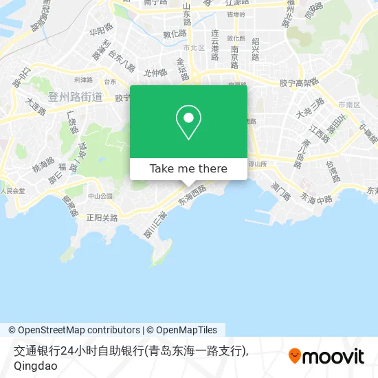交通银行24小时自助银行(青岛东海一路支行) map