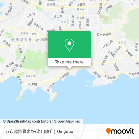 万众源排骨米饭(湛山路店) map