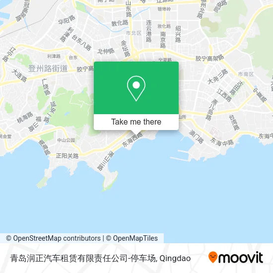 青岛润正汽车租赁有限责任公司-停车场 map