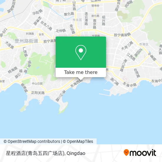 星程酒店(青岛五四广场店) map