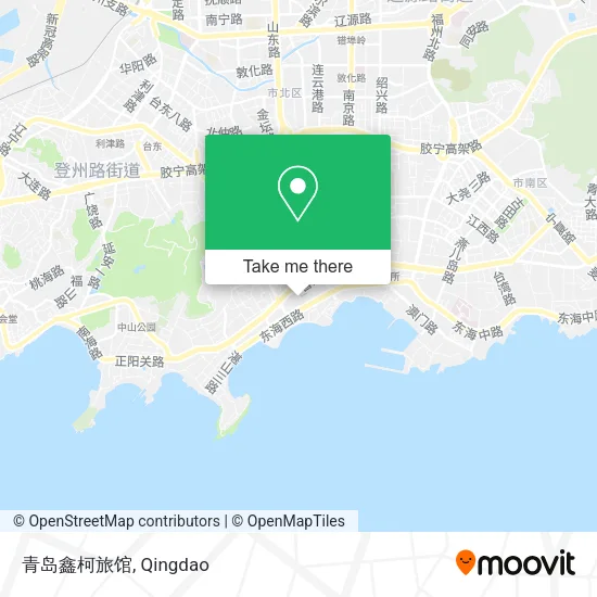 青岛鑫柯旅馆 map