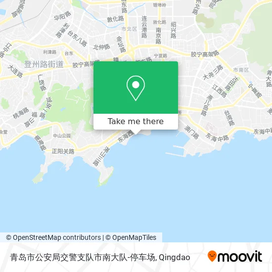 青岛市公安局交警支队市南大队-停车场 map