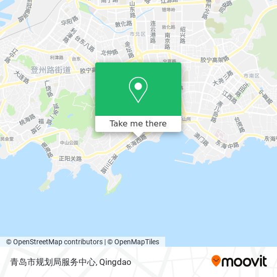 青岛市规划局服务中心 map