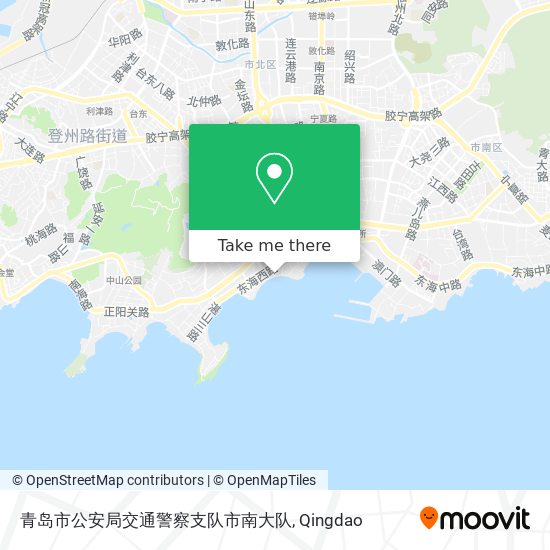 青岛市公安局交通警察支队市南大队 map