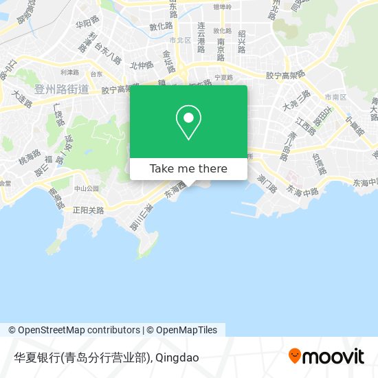 华夏银行(青岛分行营业部) map