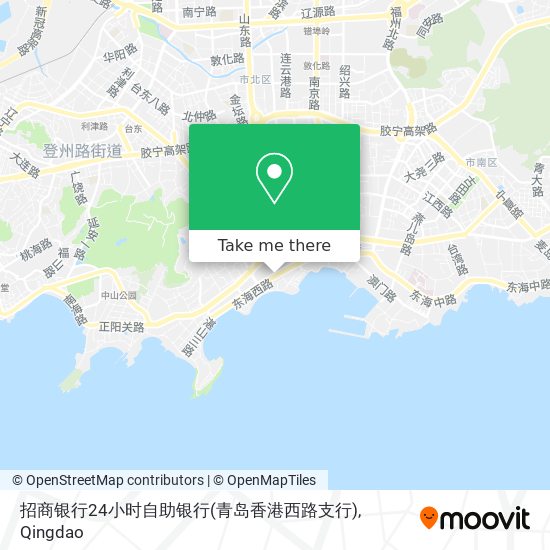 招商银行24小时自助银行(青岛香港西路支行) map