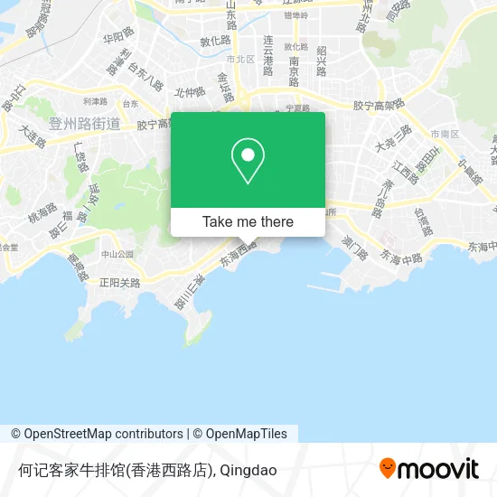 何记客家牛排馆(香港西路店) map
