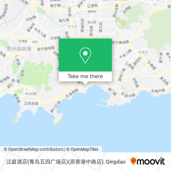 汉庭酒店(青岛五四广场店)(原香港中路店) map