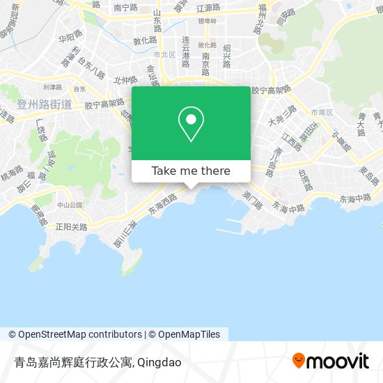青岛嘉尚辉庭行政公寓 map