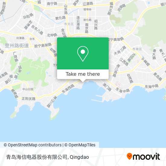 青岛海信电器股份有限公司 map