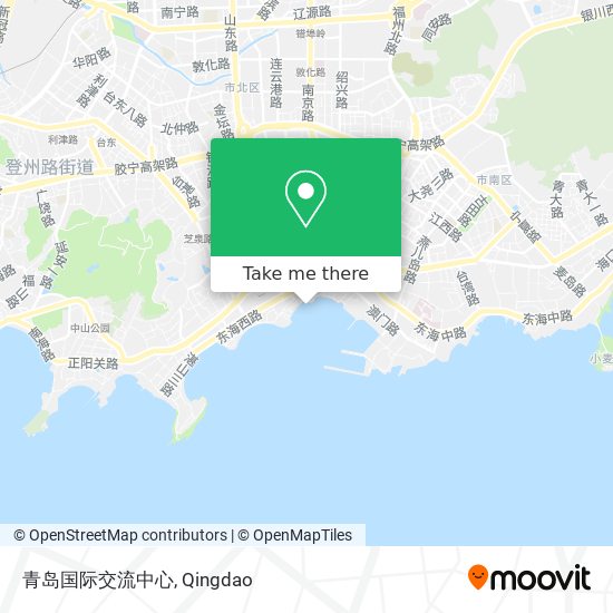 青岛国际交流中心 map