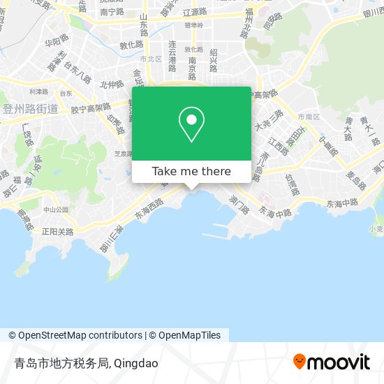 青岛市地方税务局 map