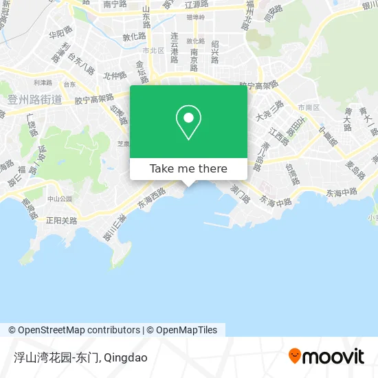 浮山湾花园-东门 map