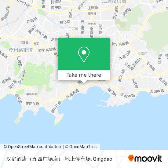 汉庭酒店（五四广场店）-地上停车场 map