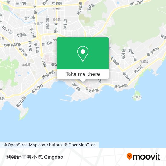 利强记香港小吃 map